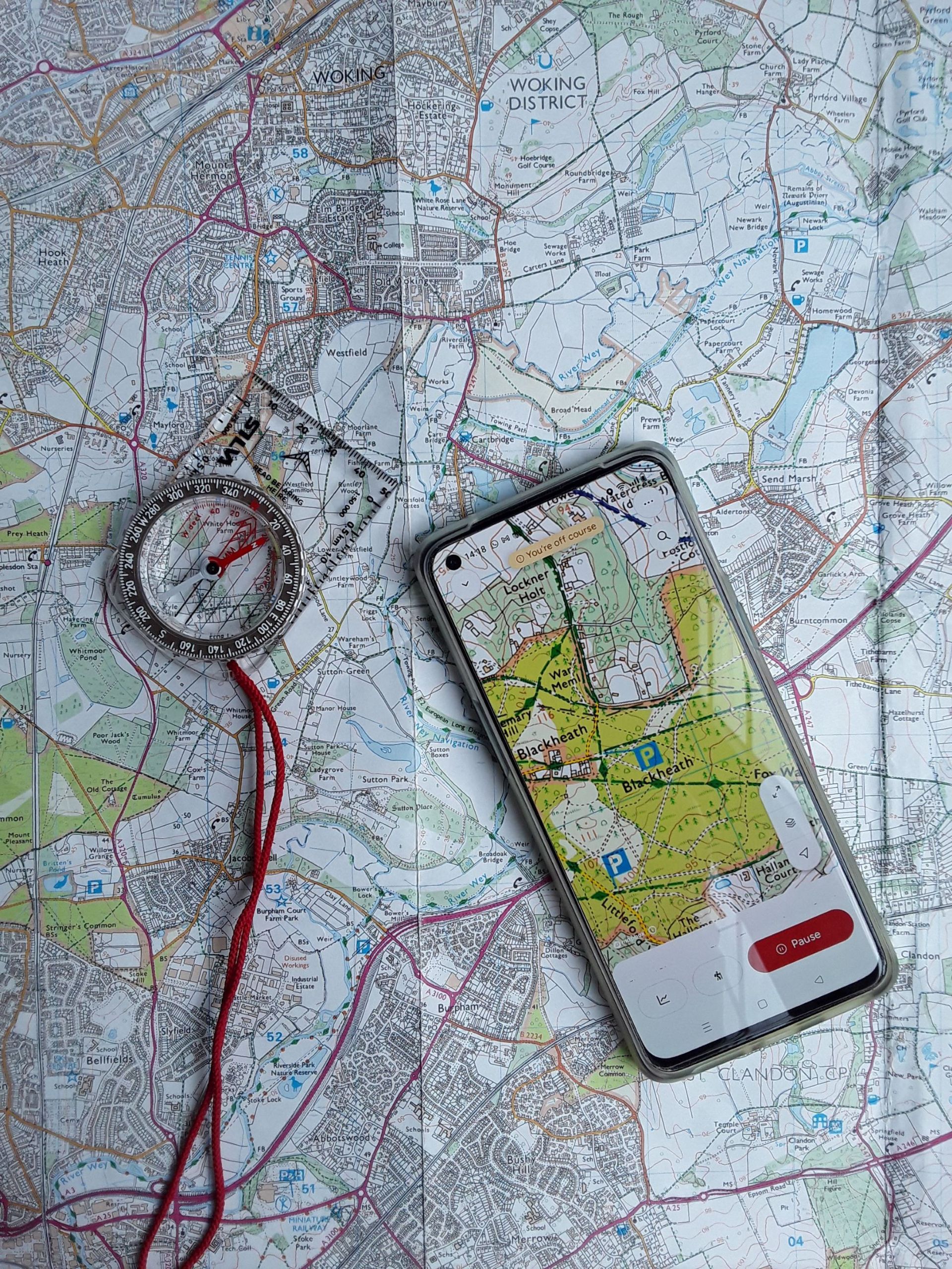 Map and compass